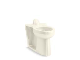 Kohler Modflex Adjust-a-Bowl Floor-mounted rear spud flushometer bowl - White - image 3