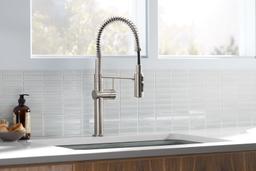 Crue Semi-professional kitchen sink faucet with three-function sprayhead - image 14