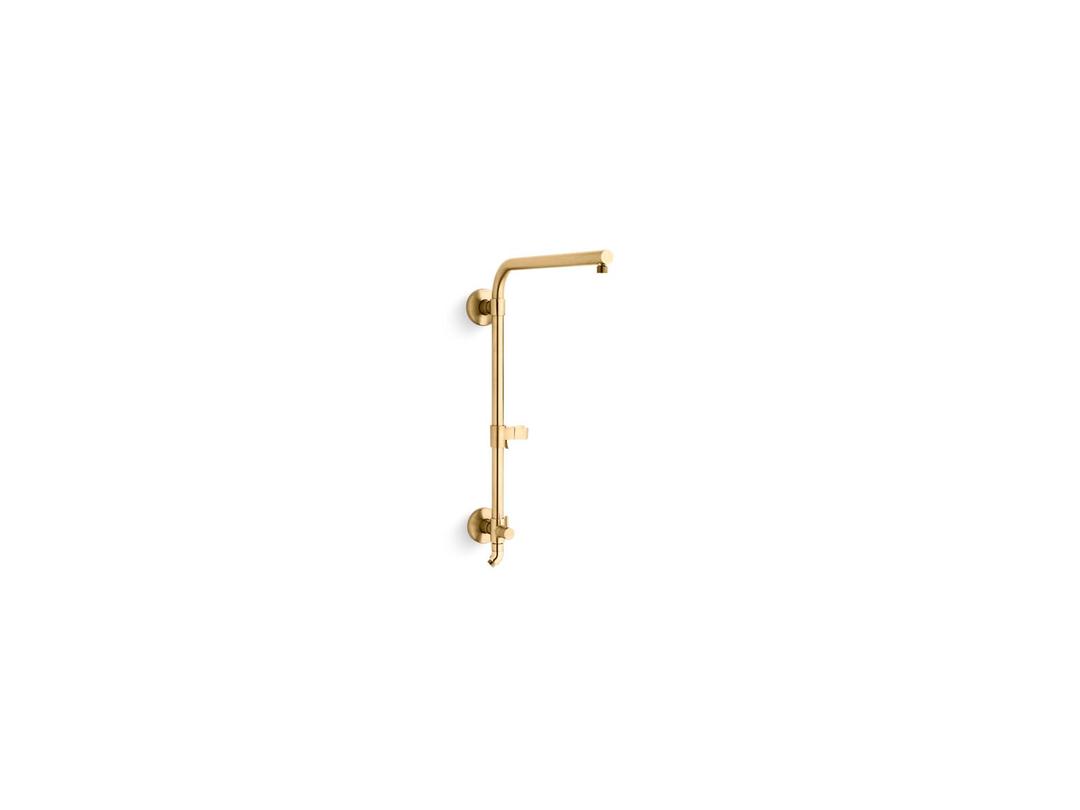 HydroRail-R Beam shower column - Vibrant Brushed Moderne Brass by Kohler