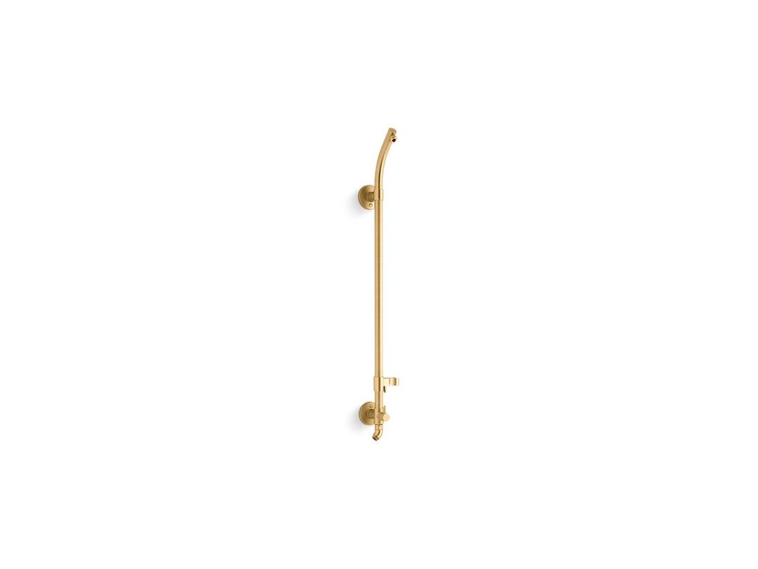 HydroRail-S Bath/shower column - Vibrant Brushed Moderne Brass by Kohler