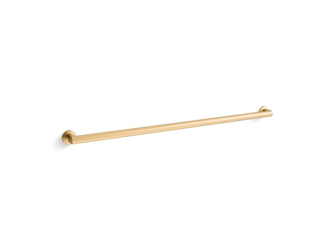Kohler | Components | Grab Bar - Vibrant Brushed Moderne Brass by Kohler