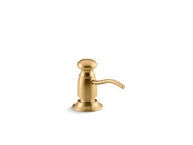 Kohler Traditional soap/lotion dispenser - Vibrant Brushed Moderne Brass
