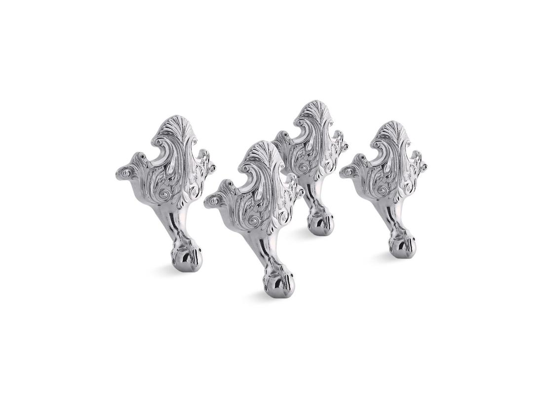 Iron Works HistoricE ball-and-claw feet - Polished Chrome by Kohler