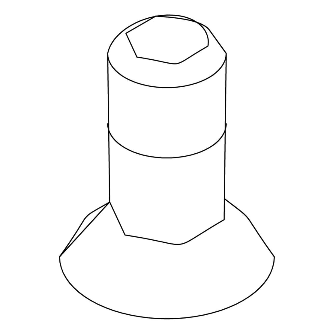 Kohler Genuine Parts Screw, 6-32 FLAT HEAD by Kohler Genuine Parts