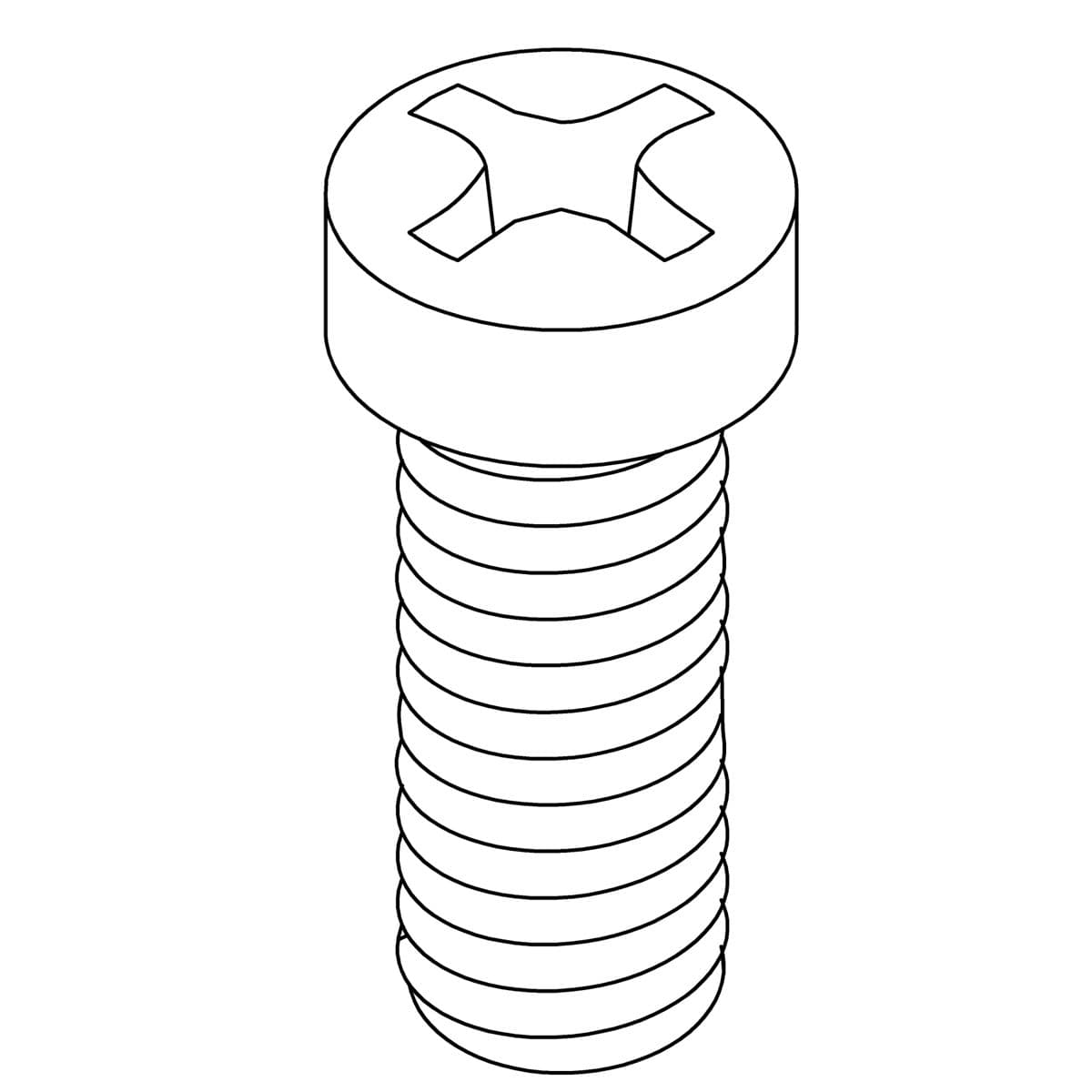 Kohler Genuine Parts Screw, 10-24 Unc-2a X 0.393, PAN HEAD by Kohler Genuine Parts