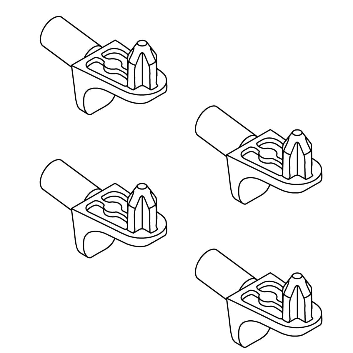 Shelf Pin Kit by Kohler Genuine Parts