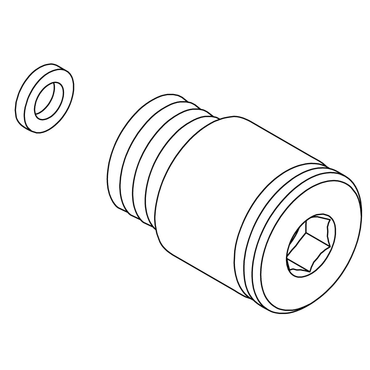 Kohler Genuine Parts Vichy_adapter_servics 1.75GPM by Kohler Genuine Parts