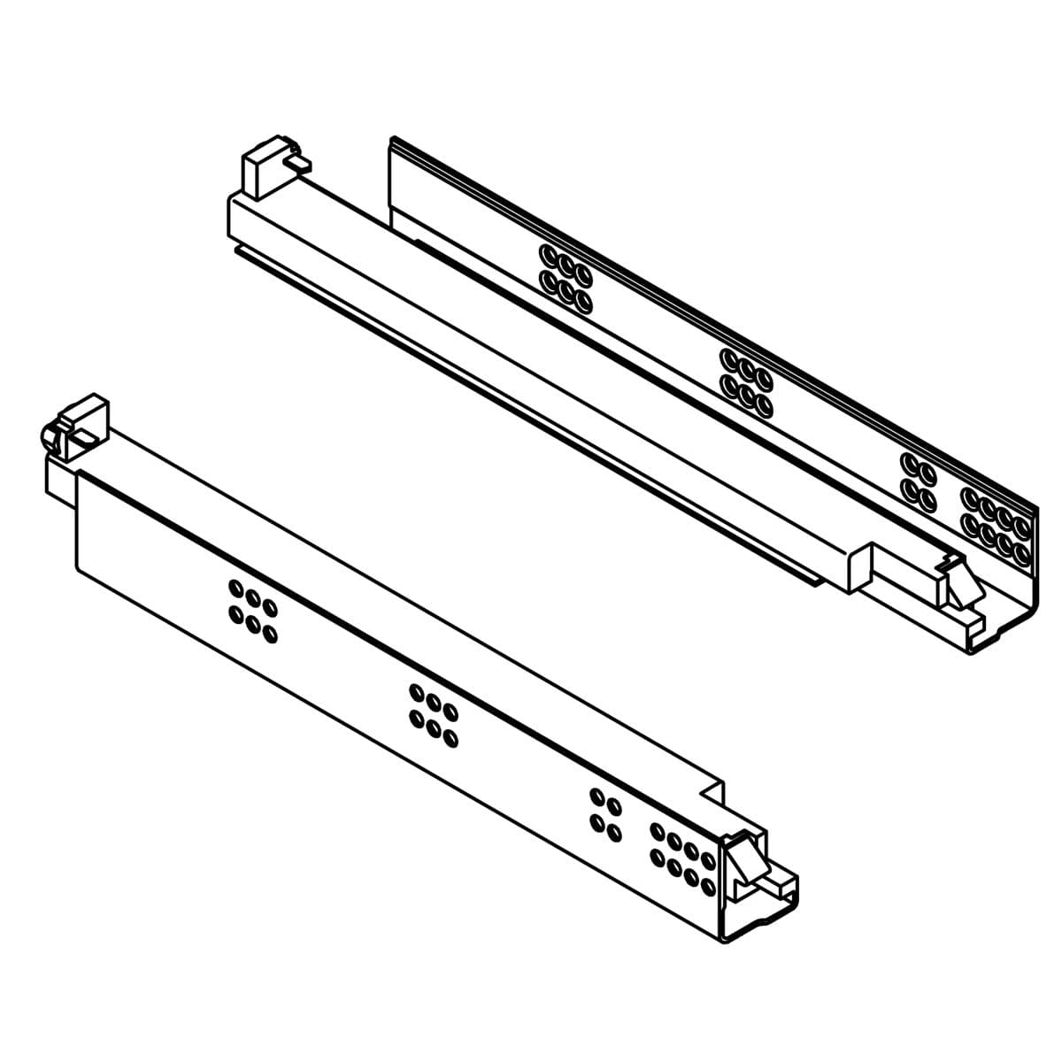Kohler Genuine Parts Drawer Slides, PAIR by Kohler Genuine Parts