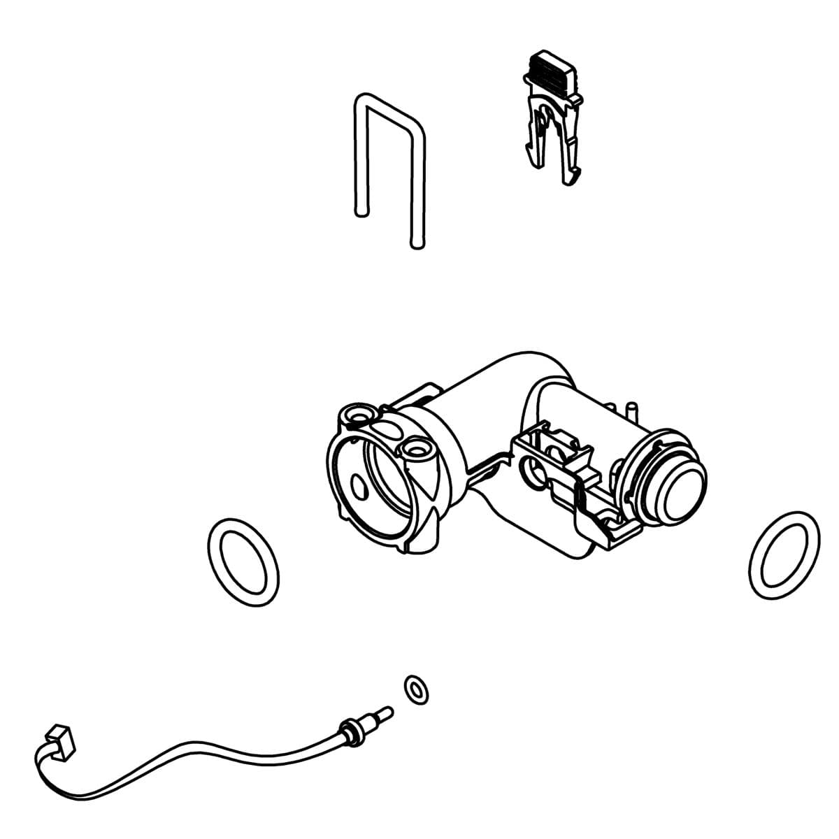 Kohler Genuine Parts SPR DM MK3 HP Transfer TUBE by Kohler Genuine Parts