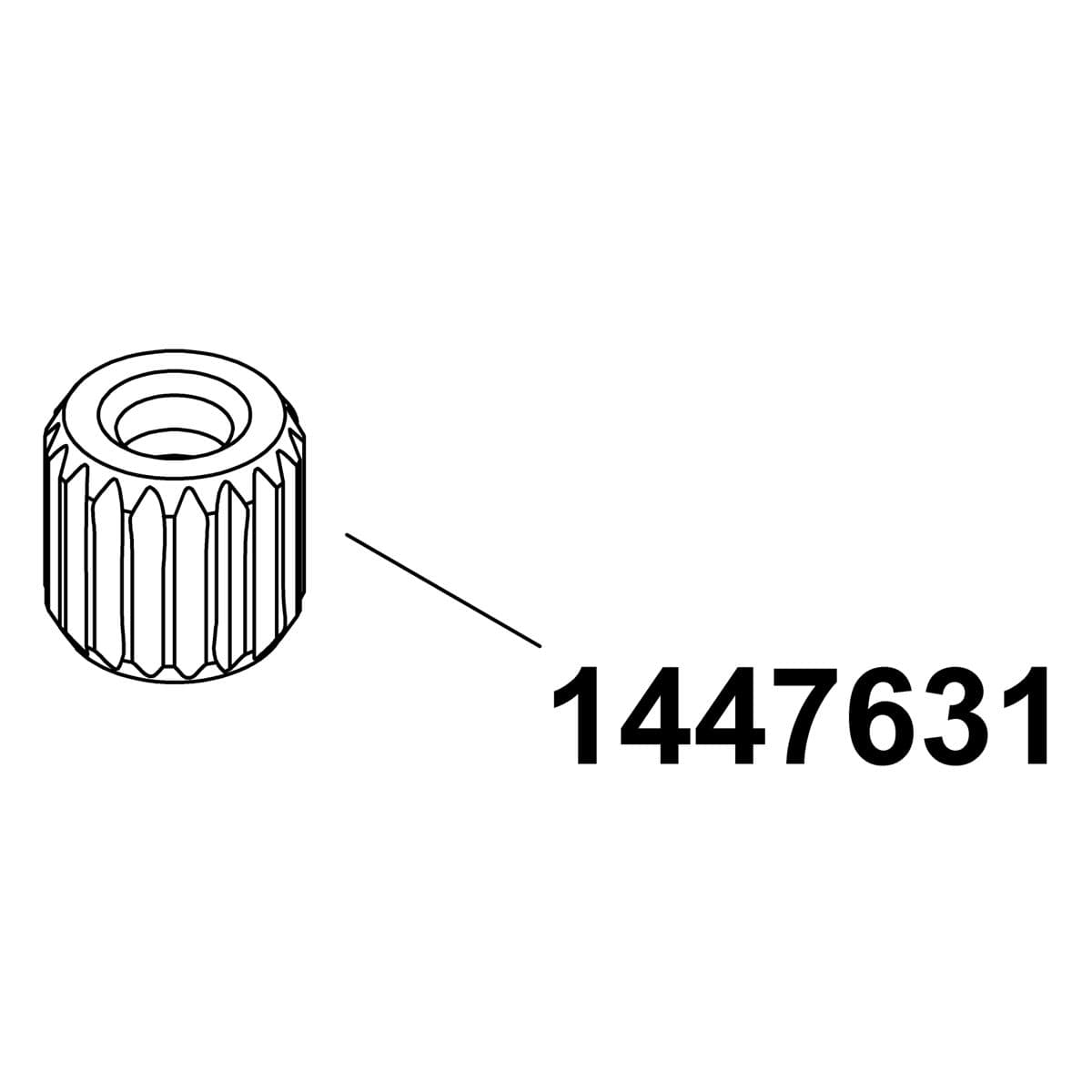 Kohler Genuine Parts Spline Adapter, Short by Kohler Genuine Parts