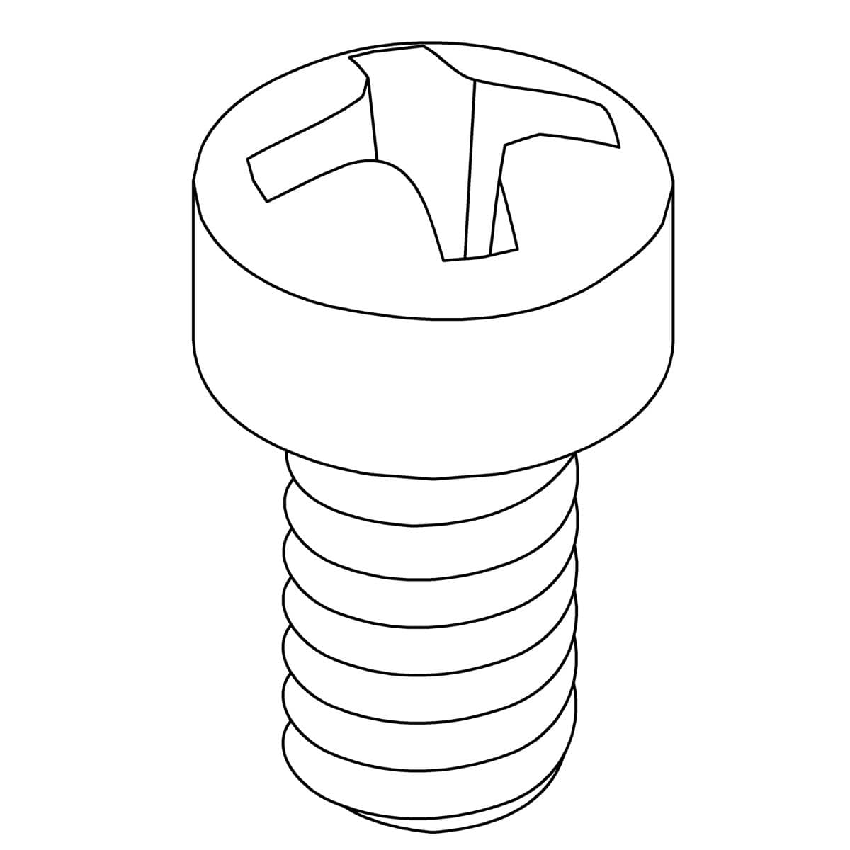 Kohler Genuine Parts Screw, 6-32 X 0.3125, Fillister HEAD by Kohler Genuine Parts