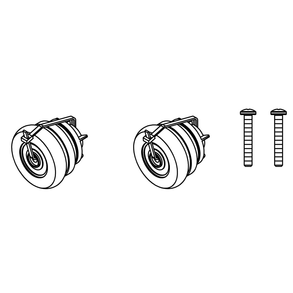 Kohler Genuine Parts Inside Roller KIT - Metal, GREY by Kohler Genuine Parts