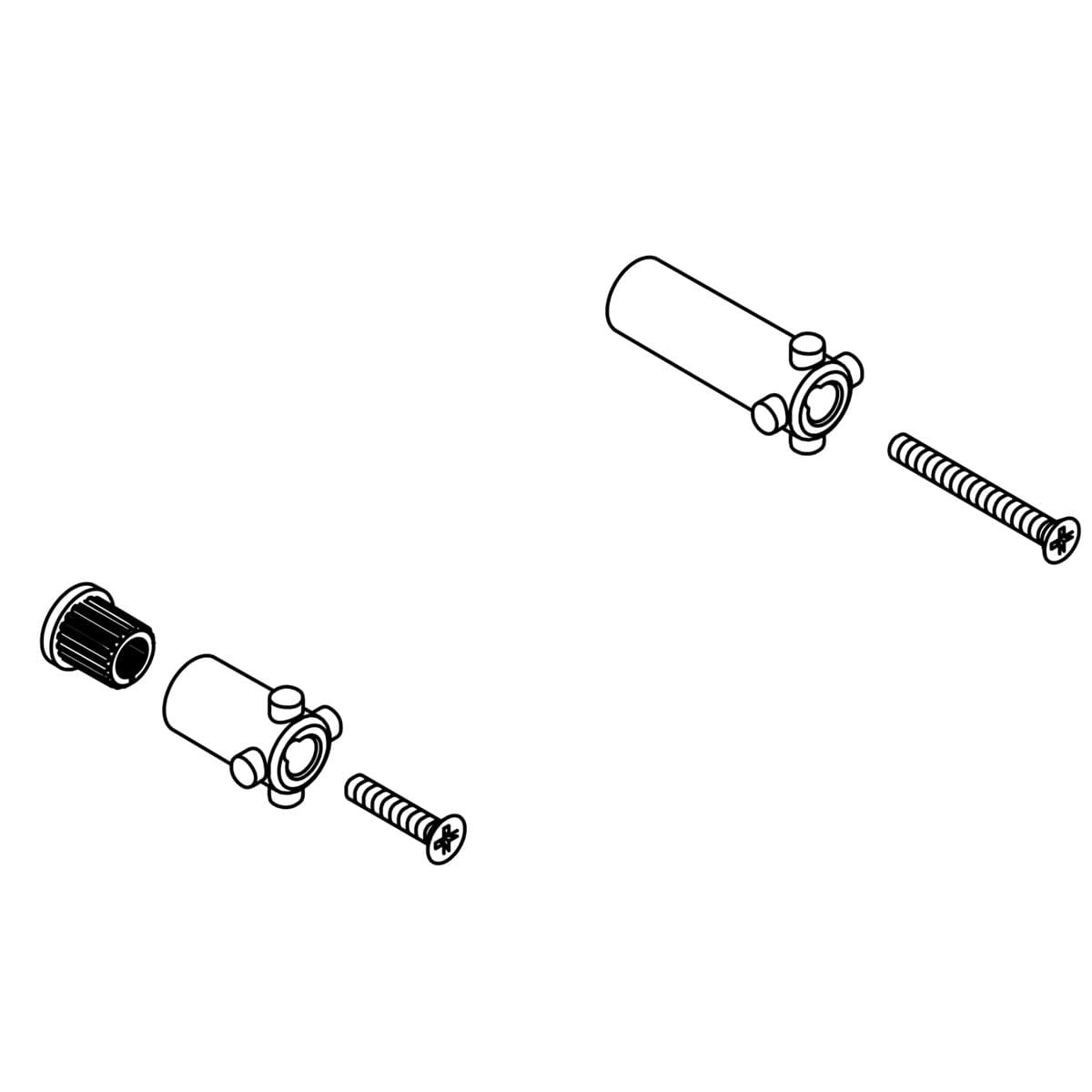 Kohler Genuine Parts Hardware KIT - Bright Chrome by Kohler Genuine Parts