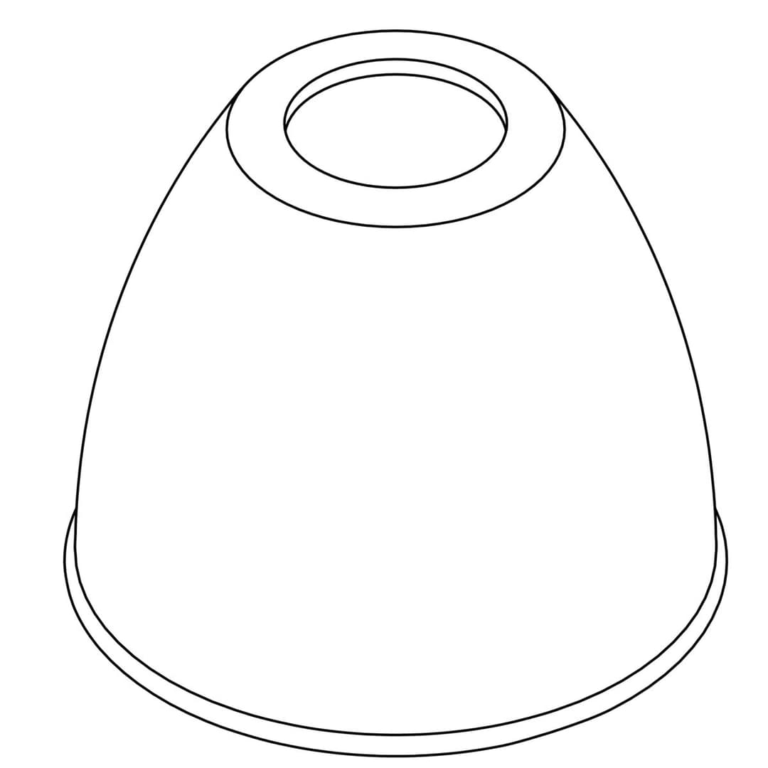 Shade, White Glass by Kohler Genuine Parts