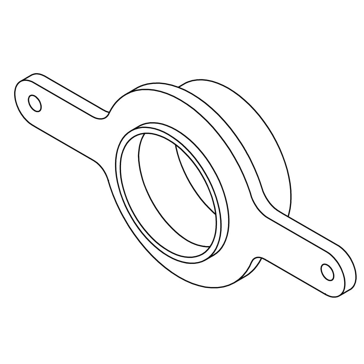 Kohler Genuine Parts Outlet Bracket - CAST Iron, Urinal by Kohler Genuine Parts