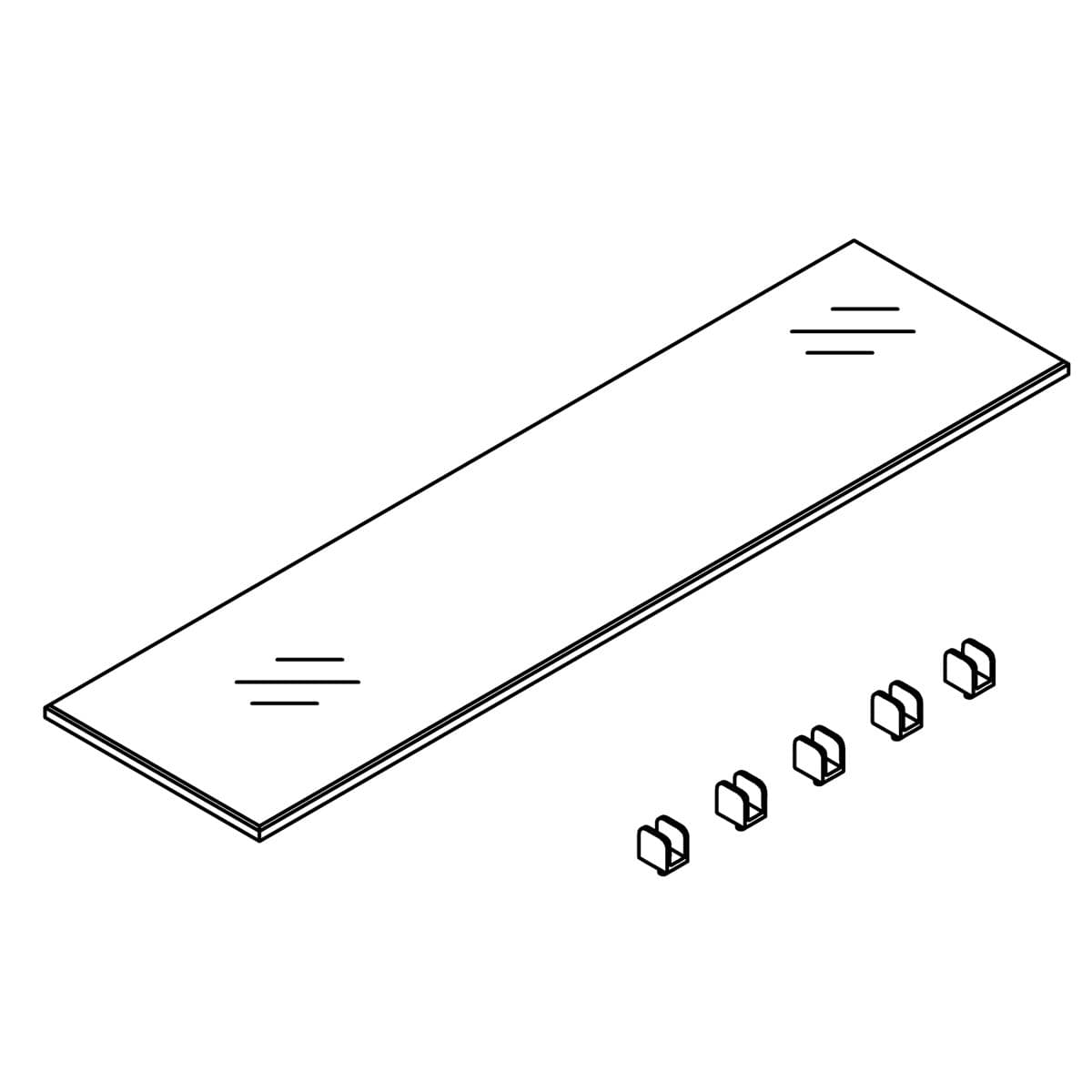 Glass Shelf Kit by Kohler Genuine Parts