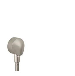 Hansgrohe Fixfit Wall Outlet Square with Check Valves in Chrome - Matte White - image 3