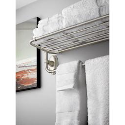 Brushed Nickel Towel Shelf - Oil Rubbed Bronze - image 4