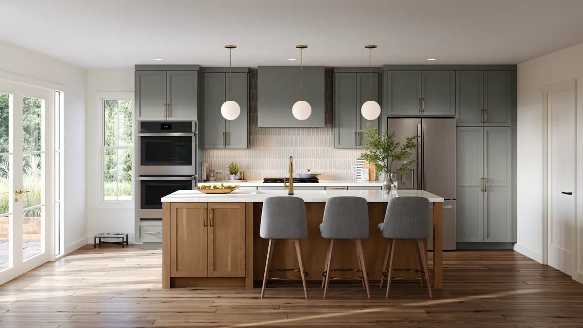 Kemper Echo kitchen cabinetry