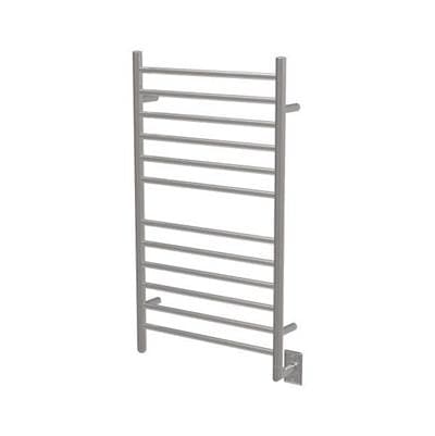 Amba Products Radiant Large Hardwired + Plug-in Combo Straight 12 Bar Towel Warmer - Brushed by Amba Products