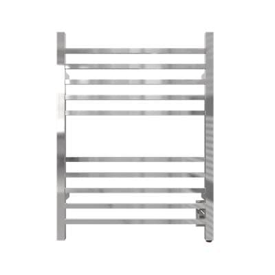 Amba Products Radiant Large Square Hardwired + Plug-in Combo 12 Bar Towel Warmer - Polished by Amba Products