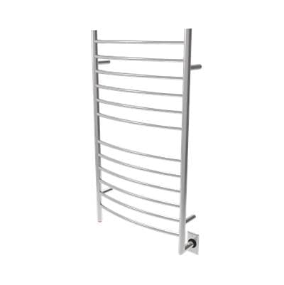 Amba Products Radiant Large Hardwired + Plug-in Combo Curved 12 Bar Towel Warmer - Polished by Amba Products