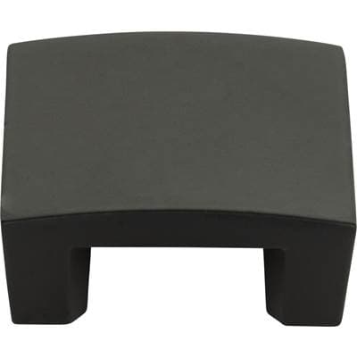 Atlas Centinel Solid Knob 1 1/4 Inch (c-c) - Matte Black by Atlas
