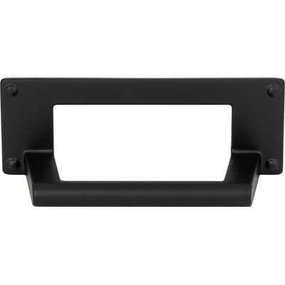 Atlas Bradbury Cup Pull 3 Inch (c-c) - Matte Black by Atlas
