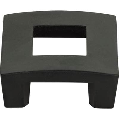 Atlas Centinel Square Knob 1 1/4 Inch (c-c) - Matte Black by Atlas