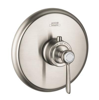 AXOR Montreux Thermostatic Trim with Lever Handle in Brushed Nickel by Axor