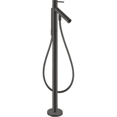 AXOR Starck Freestanding Tub Filler Trim with 1.75 GPM Handshower in Brushed Black Chrome by Axor