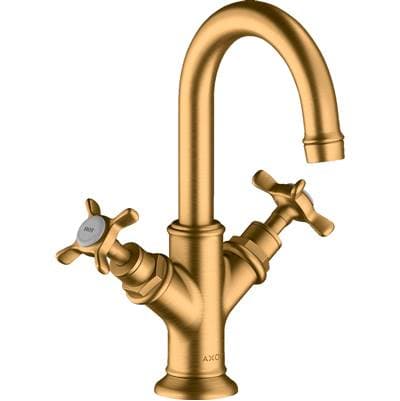 Axor Montreux 2-Handle Faucet 160 with Pop-up Drain, 1.2 GPM - Brushed Gold Optic by Axor