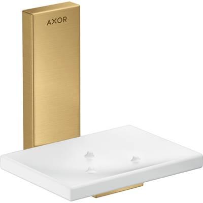 AXOR Universal Rectangular Soap Dish in Brushed Gold Optic by Axor