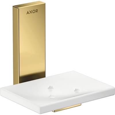 AXOR Universal Rectangular Soap Dish in Polished Gold Optic by Axor