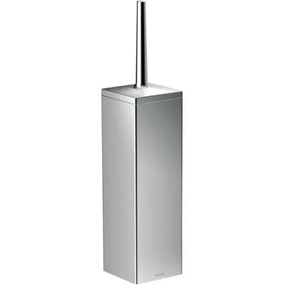 Axor Universal Rectangular Toilet Brush Holder, Wall-mounted - Chrome by Axor