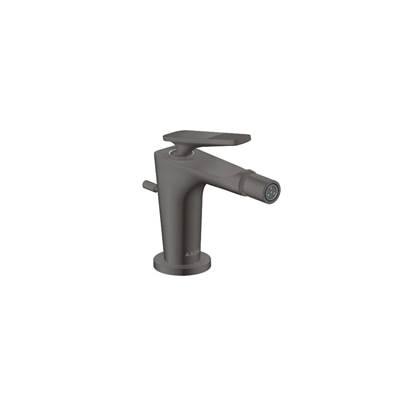 AXOR Citterio C Single-Hole Bidet with Pop-Up Drain- Cubic Cut in Brushed Black Chrome by Axor