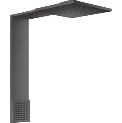 AXOR ShowerComposition 2-Jet Showerhead 250/250 and Shoulder Shower, 2.5 GPM in Brushed Black Chrome