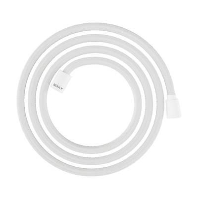 AXOR ShowerSolutions Textile Hose with Cylindrical and Conical Nut, 79'' in Matte White by Axor