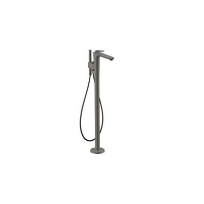 AXOR Citterio C Freestanding Tub Filler Trim with 1.75gpm Handshower in Brushed Black Chrome