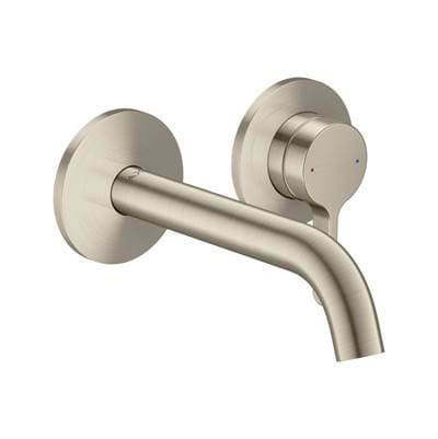 Axor One Wall-mounted Single-handle Faucet- Lever Handle, 1.2 GPM - Brushed Nickel by Axor