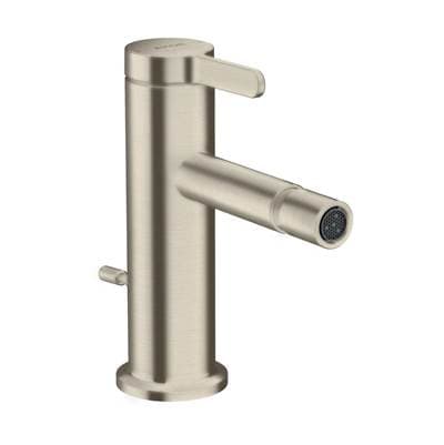 Axor ONE Single-hole Bidet Faucet with Lever Handle - Brushed Nickel by Axor