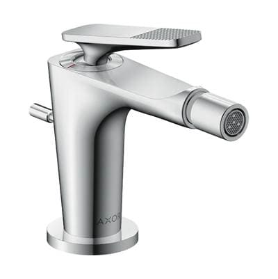 Axor Citterio C Single-hole Bidet with Pop-up Drain- Cubic Cut - Chrome by Axor