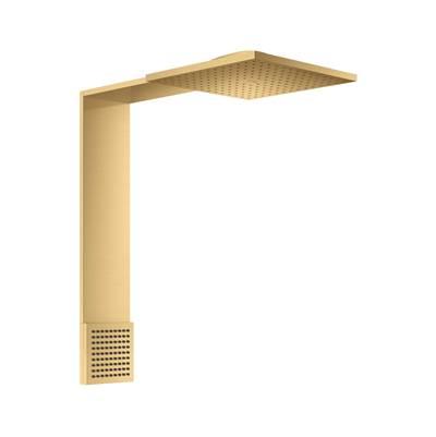 AXOR ShowerComposition 2-Jet Showerhead 250/250 and Shoulder Shower, 2.5 GPM in Brushed Gold Optic by Axor