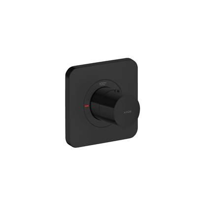 AXOR Citterio E Thermostatic Trim 5'' x 5'' in Matte Black