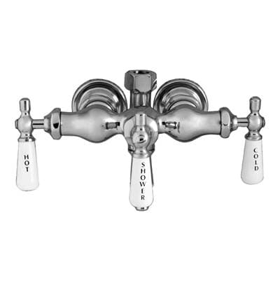 Barclay Diverter Bathcock, No Riser, Old Style, Acry Tub, Chrome - Polished Chrome by Barclay