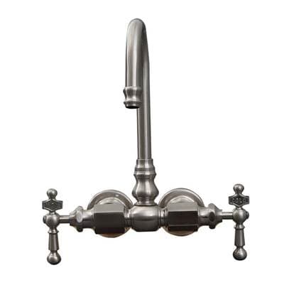 Barclay Tub Filler W/code Spout Metal Lever Hdles - Brushed Nickel by Barclay