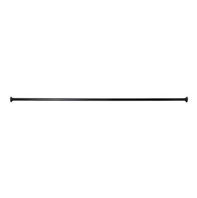 4100 Straight Rod, 108'', w/310 Flanges, Matte Black by Barclay