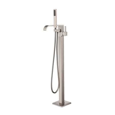 Barclay Camari Freestanding Faucet (brass),w/handshower,bn - Brushed Nickel by Barclay