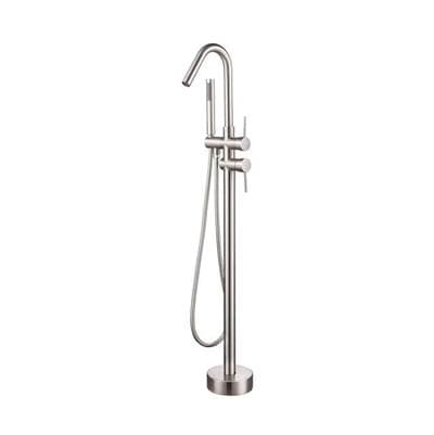 Barclay Flynn Freestanding Faucet (brass),w/handshower,bn - Brushed Nickel by Barclay