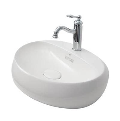 Barclay Cloud 25-5/8'' Wall Hung Basin, 1-Hole,W/Waste Cover - White by Barclay